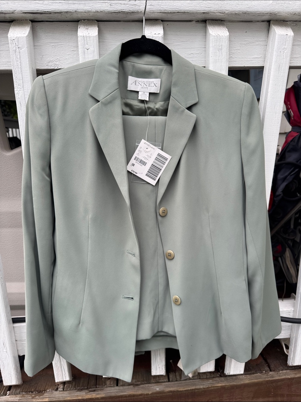 ANNEX Sage Green Women’s Single-Breasted Tailored Blazer